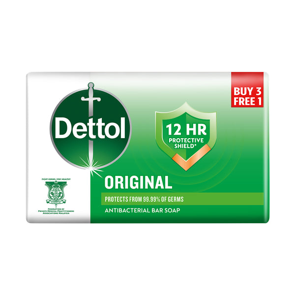 Dettol JUMP Body Soap Original 3+1 100g+60g (highest price)