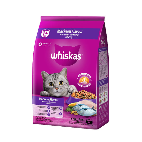 Whiskas Mackerel Dry Cat Food 1.2kg (highest price)