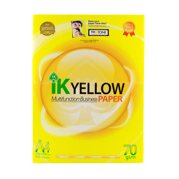 IK Yellow Multifunction Business A4 Paper 70g x 500sheets (highest price)