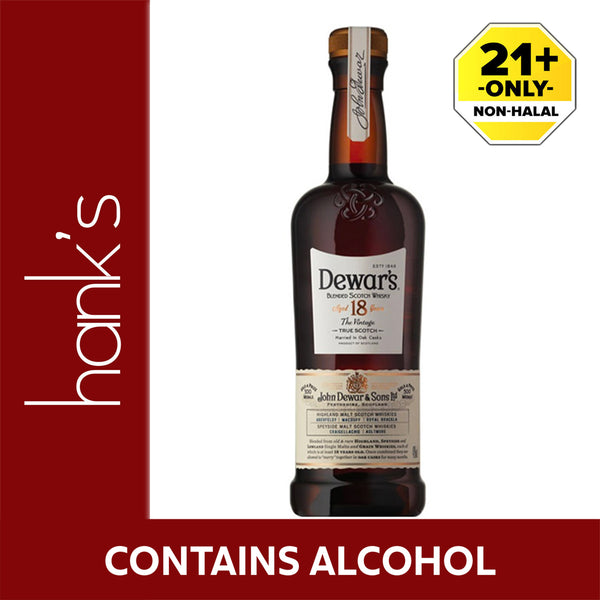 Dewar's 18 Year Old 'The Vintage' Blended Scotch Whisky 750ml
