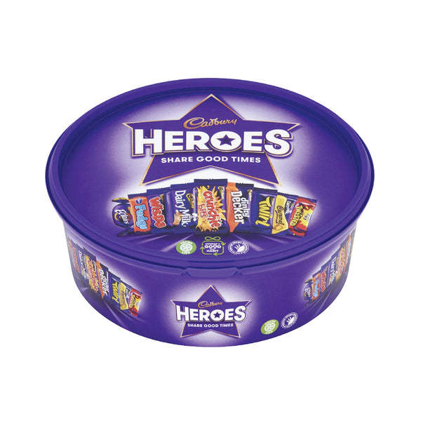 Cadbury Heroes Chocolate Tub 550g (highest price)