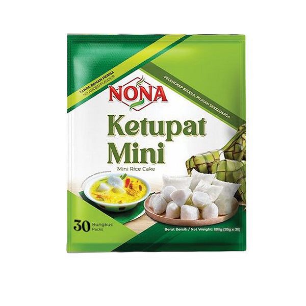 Nona Malaysia Satay Rice Cake Mini (Ketupat Mini) 20g x 30 (highest price)