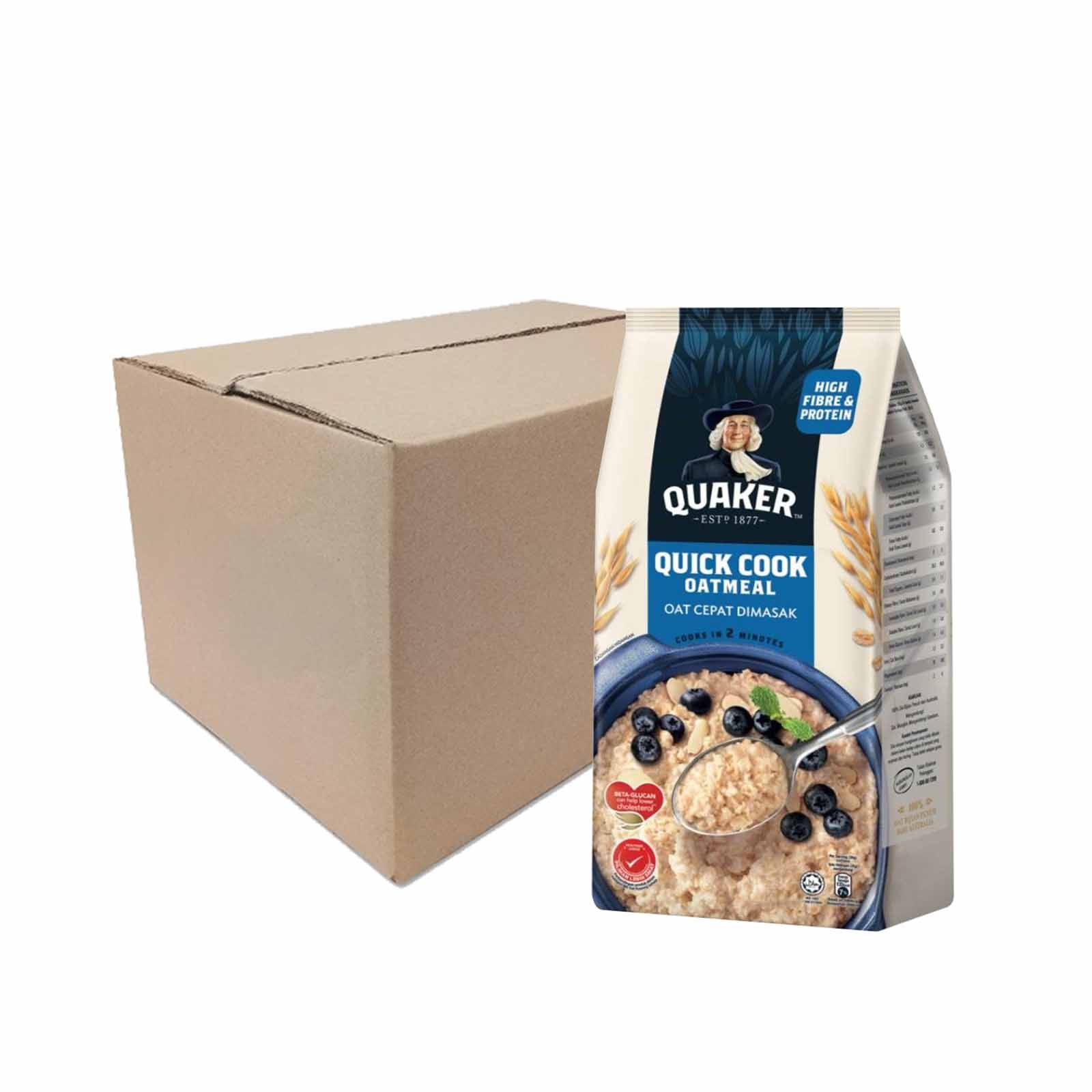 Quaker Oats Quick Cook Oatmeal (Pouch) 300g