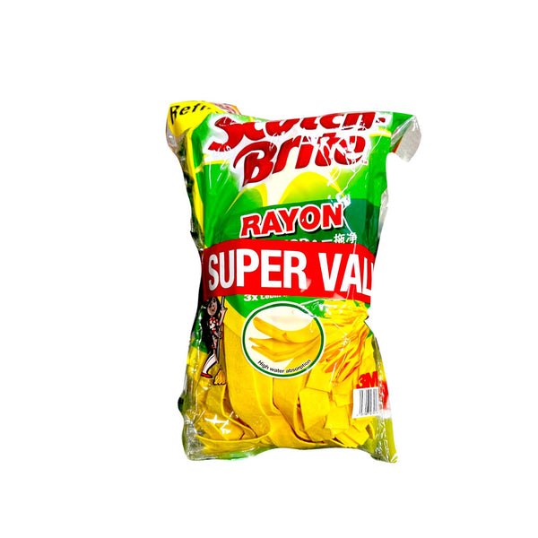 Scotch Brite Rayon Yellow Strip Mop Refill Twin Packs 1pack (highest price)