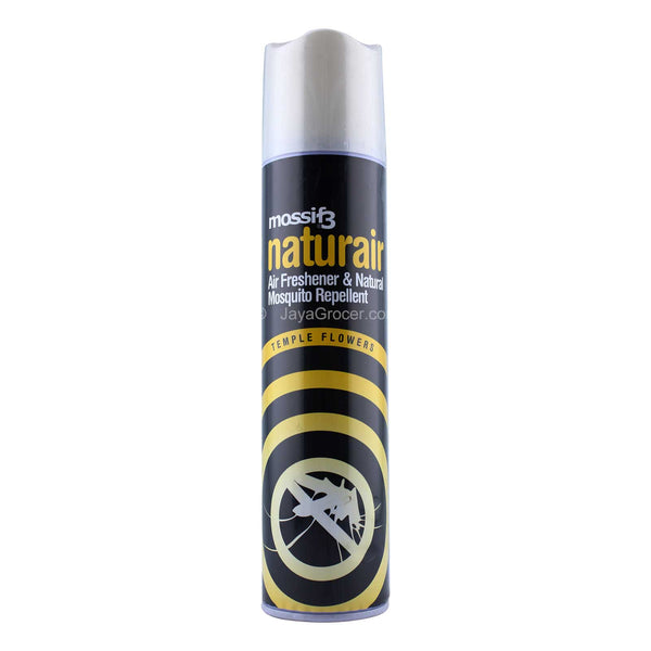 Mossif3 Temple Flowers Natural Air Freshener & Natural Mosquito Repellent Spray 300ml