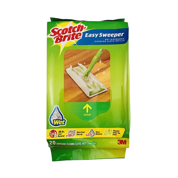 Scotch Brite Easy Sweeper Wet Wipes 20pcs/pack (highest price)