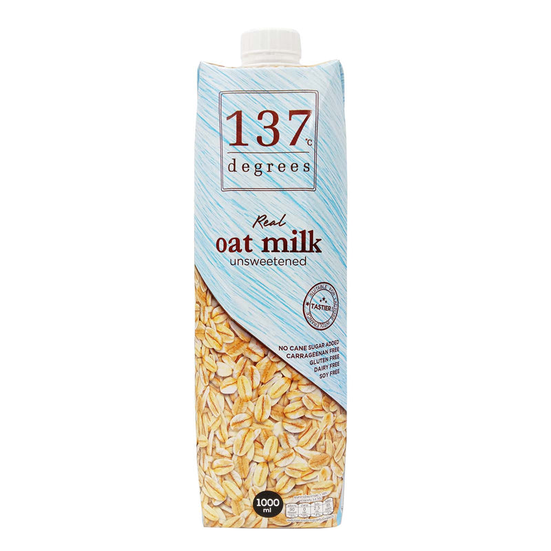 137 Degrees Unsweetened Oat Milk Drink 1L