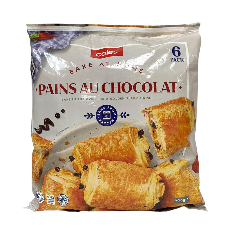 Coles Frozen Pain AU Chocolate 6 pack 420g