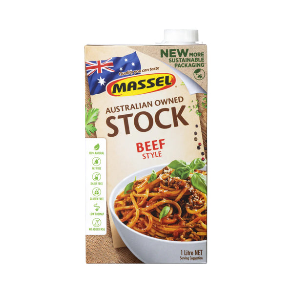 Massel Organic Liquid Stock Beef 1L