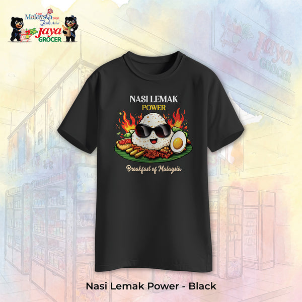 JS Apparel - Nasi Lemak Power (Black-L)