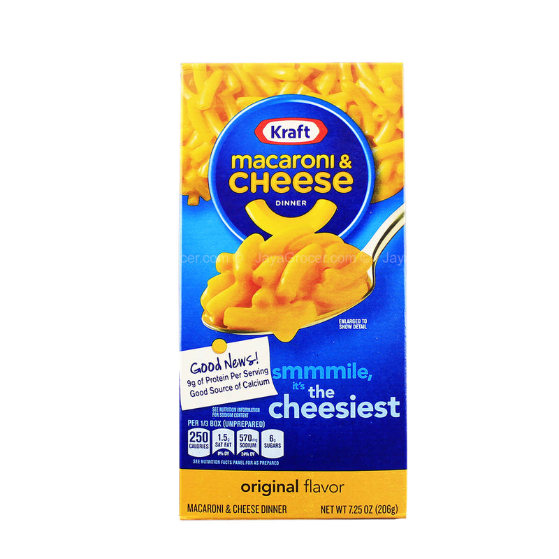 Kraft Macaroni & Cheese Dinner Original Flavour 206g