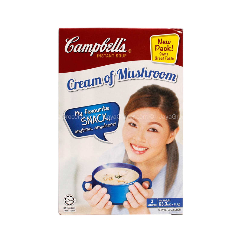 Campbells Mushroom Instant Soup 21.1g x 3