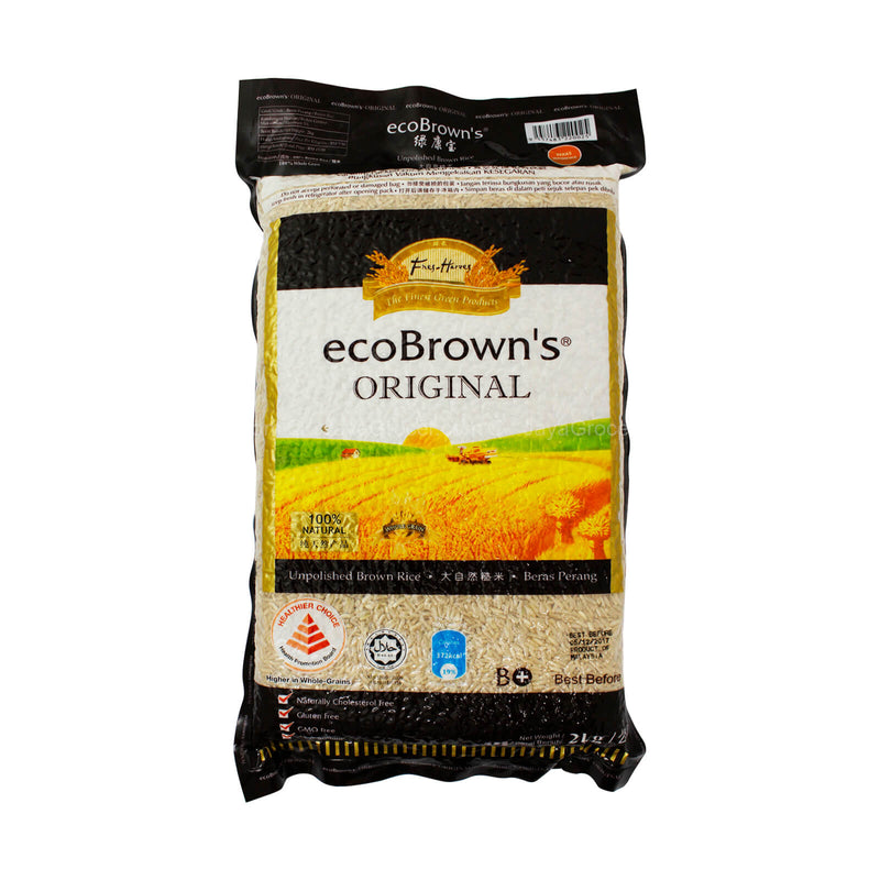EcoBrown’s Original Unpolished Brown Rice 2kg