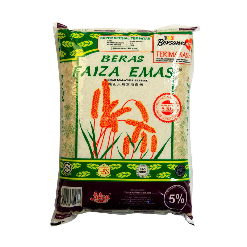 Faiza Beras Emas (White Rice) 5kg