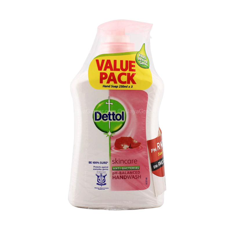 Dettol Skincare Hand Soap Value Pack 250ml