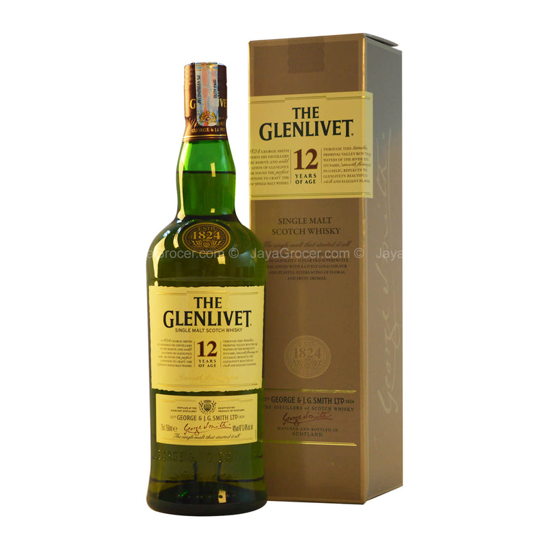 The Glenlivet 12 Years Old Whisky 700ml