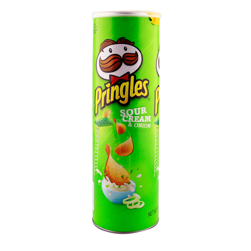 Pringles Sour Cream and Onion Potato Crisps (USA) 158g