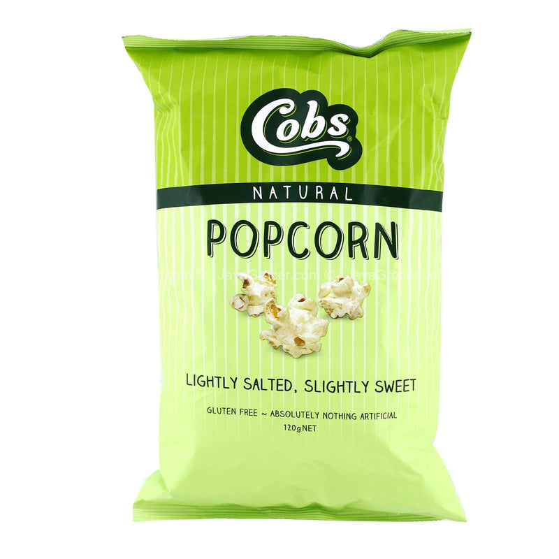 Cobs Natural Popcorn Lightly Salted, Slight Sweet 120g