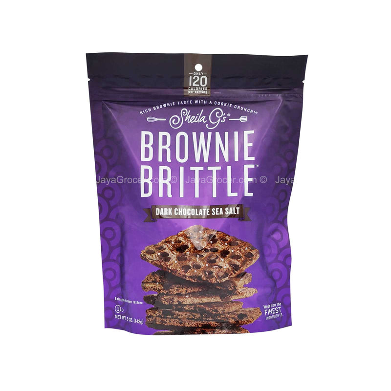 Sheila G’s Brownie Brittle Dark Chocolate Sea Salt 142g