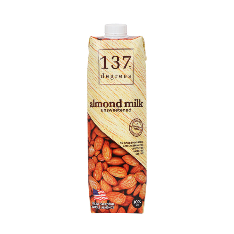 137 Degrees Unsweetened Almond Milk 1000ml