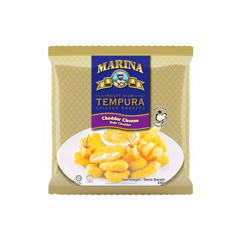Marina Cheddar Cheese Tempura Chicken Nugget 430g