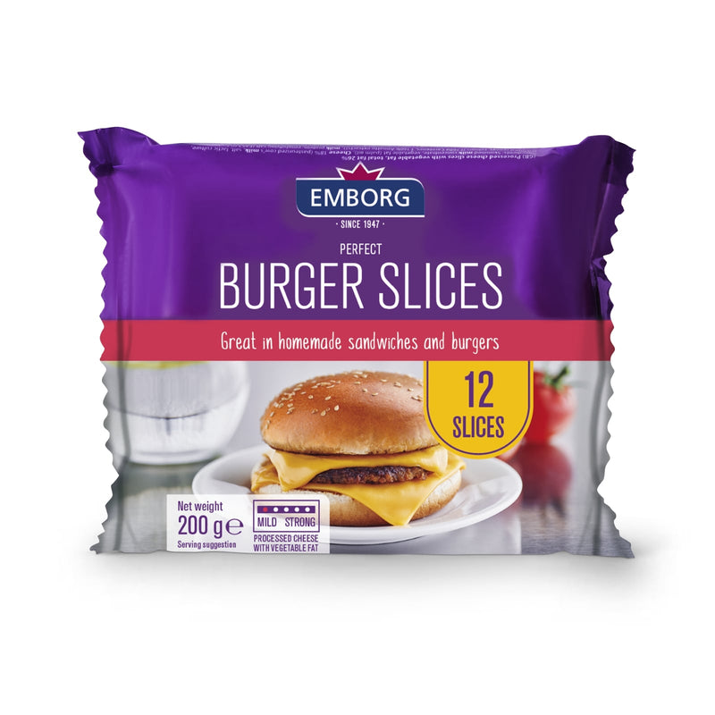 Emborg Perfect Burger Cheese Slices 200g