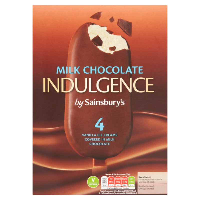 Sainsburys Milk Chocolate Indulgent Stick 110ml