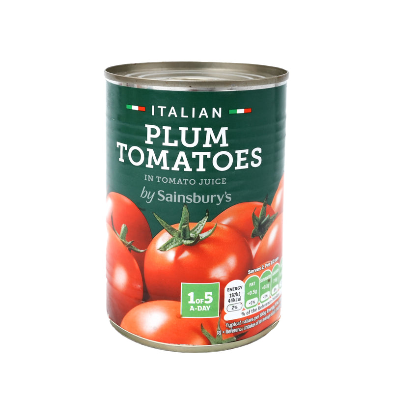 Sainsburys Italian Plum Tomatoes 400g