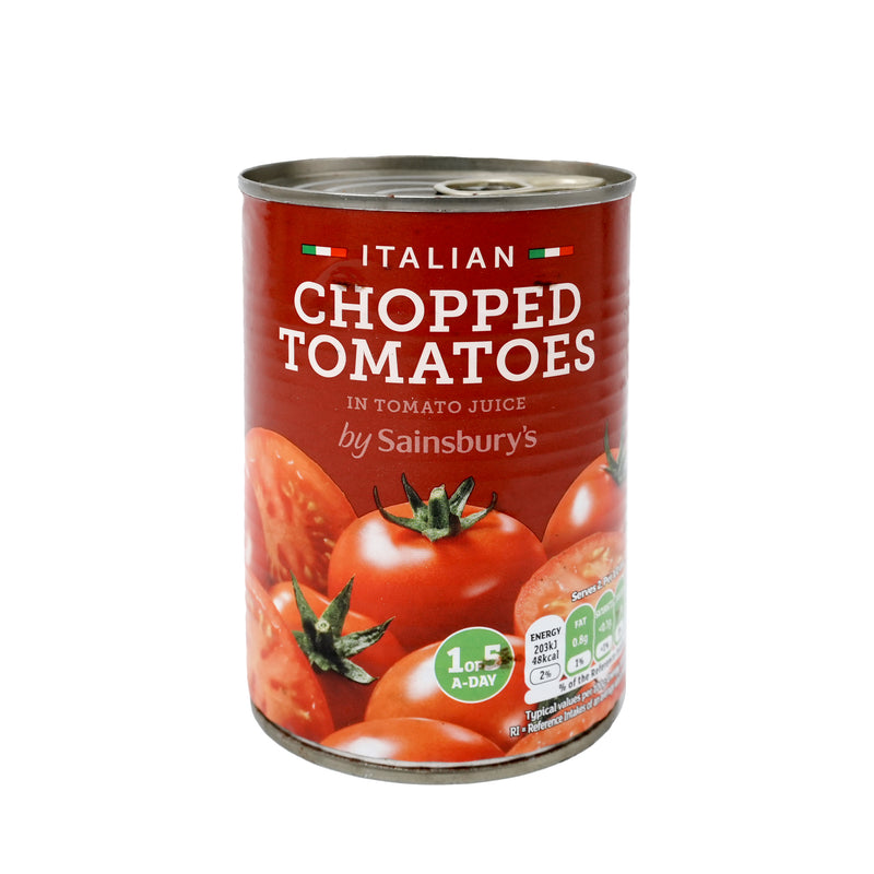 Sainsburys Chopped Tomatoes 400g