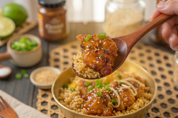Garlic Fried Rice with Soy Garlic K Fry
