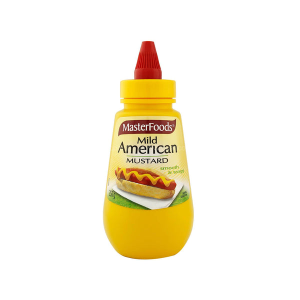 MasterFoods Mild American Mustard Squeezy Bottle 250g (highest price)