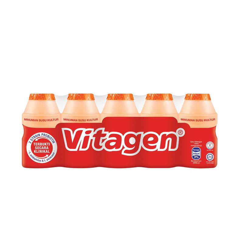 Vitagen Cultured Milk Drink Orange Flavour 125ml x 5