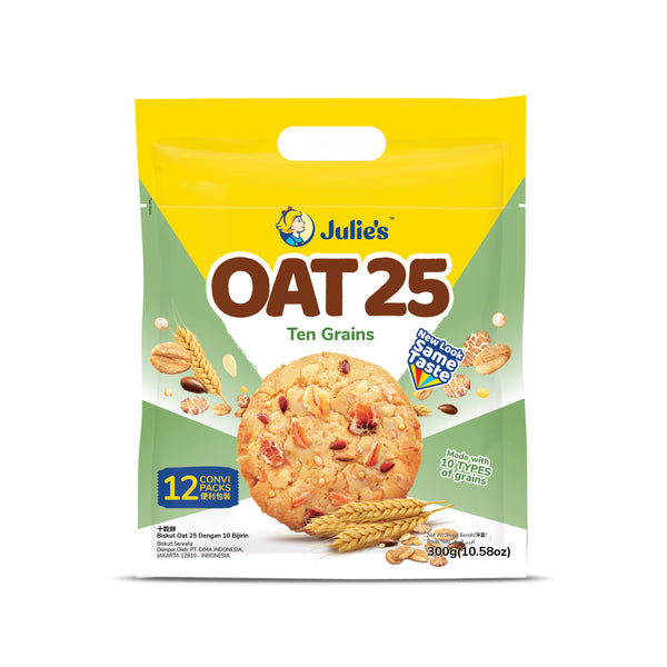 Julies Oat 25 Ten Grains Biscuits 300g