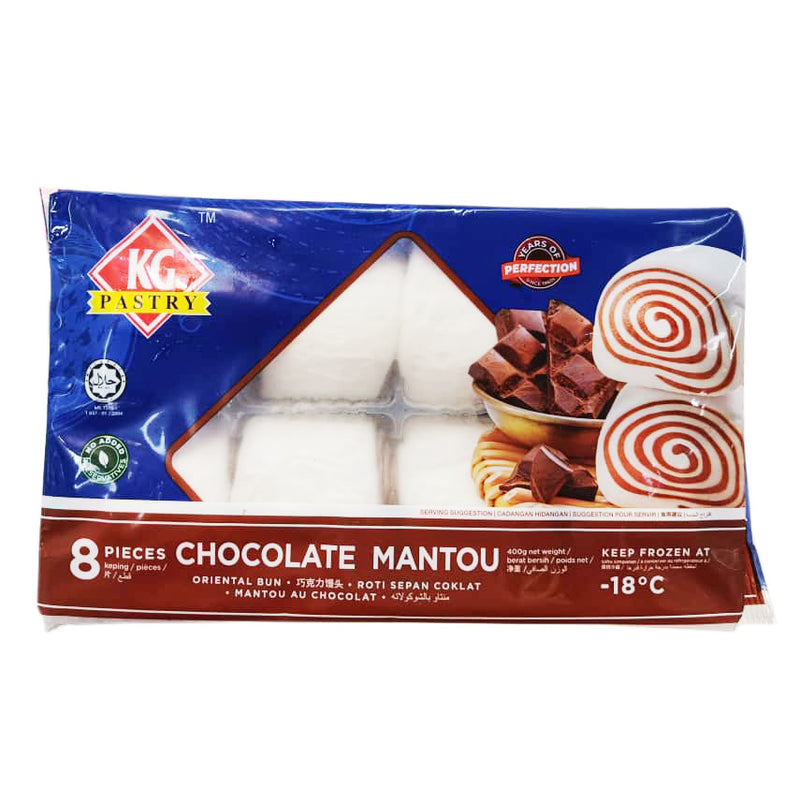 KG Pastry Mantou Chocolate Flavour 375g