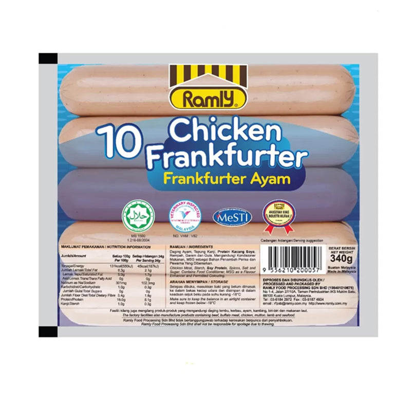 Ramly Chicken Frankfurter 340g