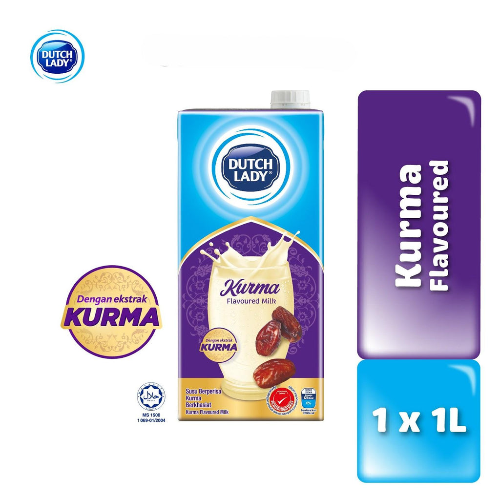 Dutch Lady Kurma UHT Milk 1L
