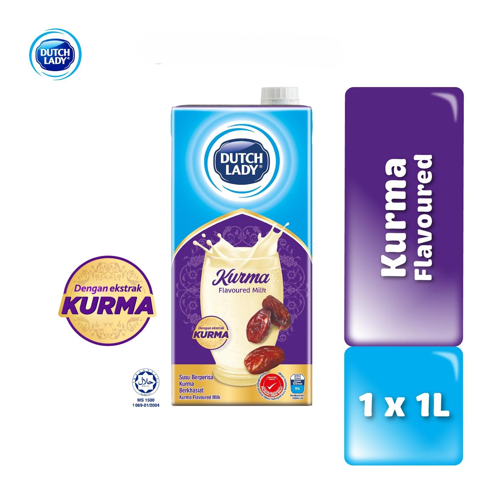 Dutch Lady Kurma UHT Milk 1L