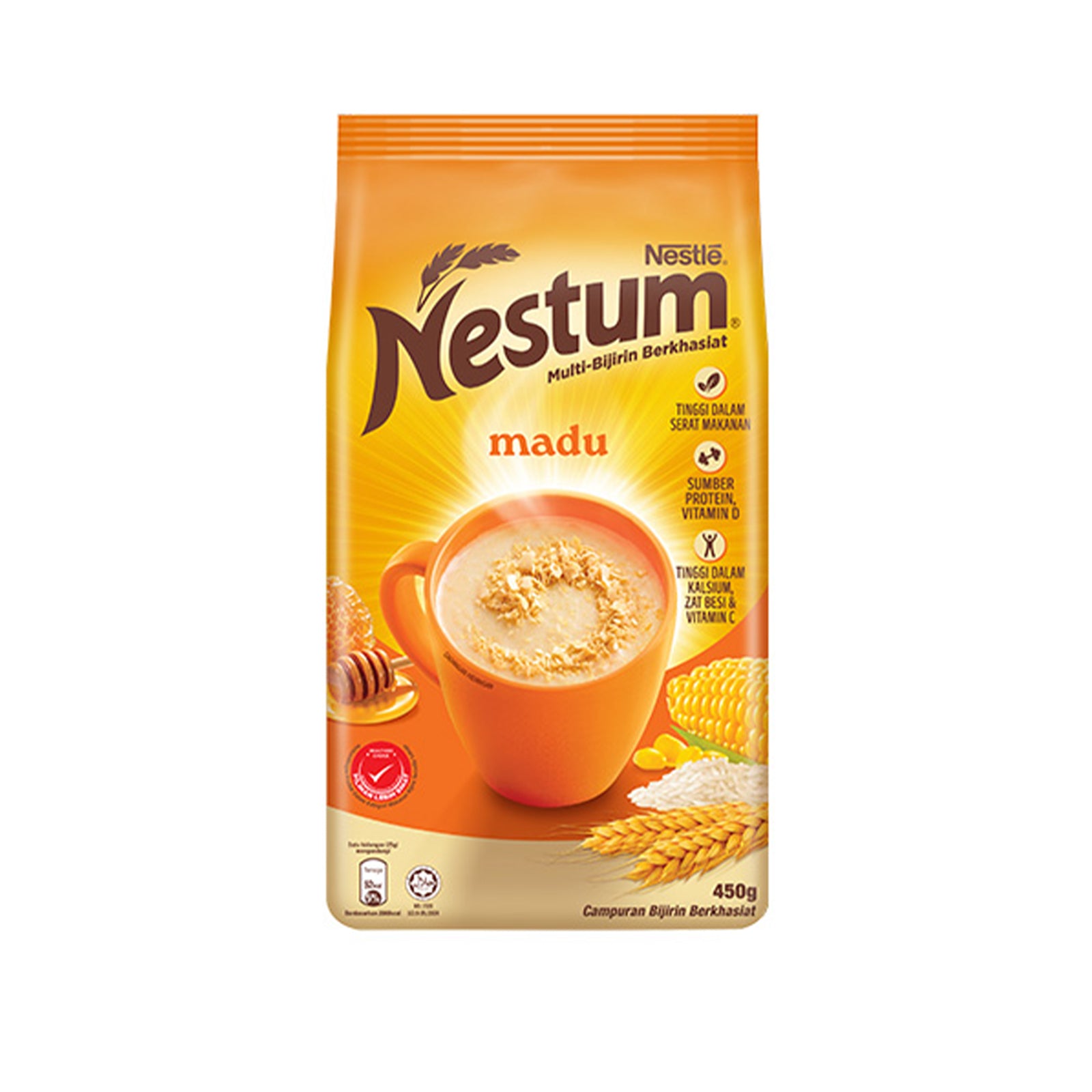 Nestle Nestum Multi-Grain Cereal Honey Flavour 500g