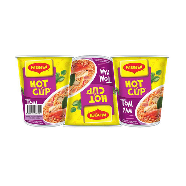 Maggi Hot Cup Tom Yam Instant Noodle 60g (highest price)