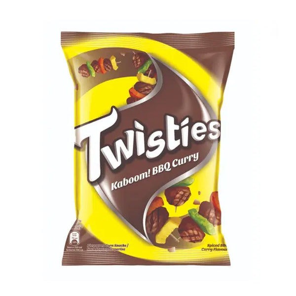 Twisties Kaboom! BBQ Curry Corn Snack 60g (highest price)