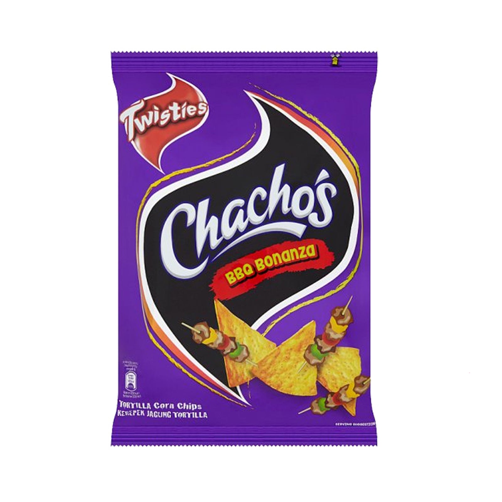 Chachos Tortilla Corn Chips BBQ Bonanza Flavour 70g