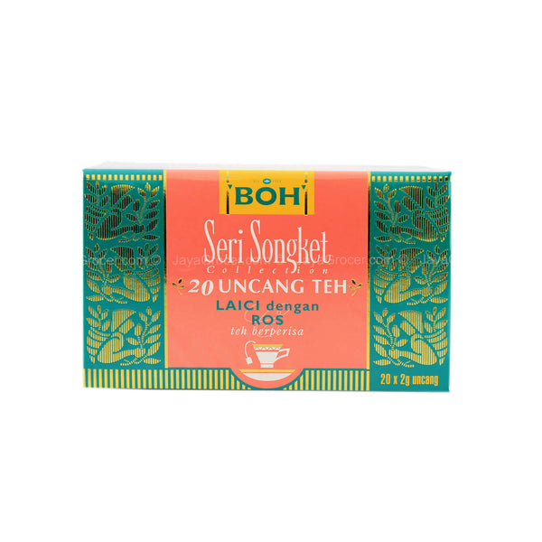 Boh Seri Songket Lychee with Rose Tea 20pcs/pack (highest price)