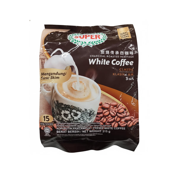 Super Charcoal 3 in 1 Roasted White Coffee 40g x 15 (highest price)