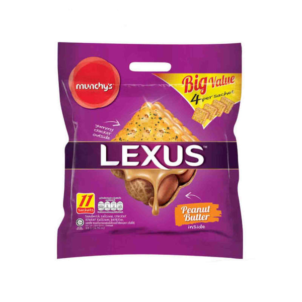 Munchy's Lexus Peanut Butter Sandwich Cracker 418g (highest price)