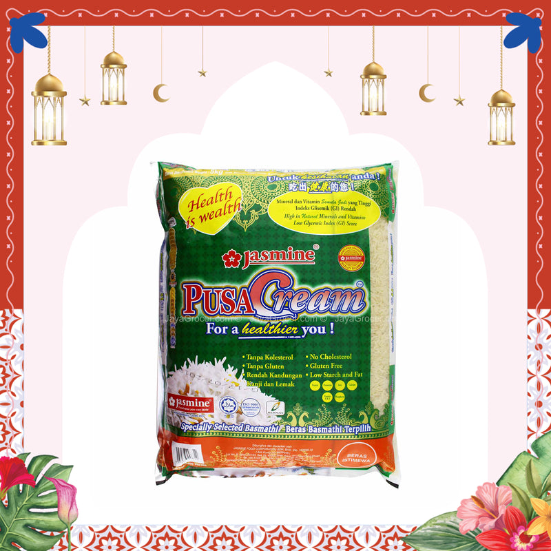 Jasmine Pusa Cream Basmathi Sella Parboiled Rice 5kg