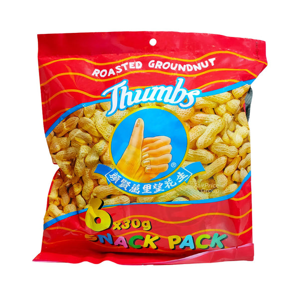 Hand Brand Roasted Groundnut Snack Pack 30g x 6 (highest price)