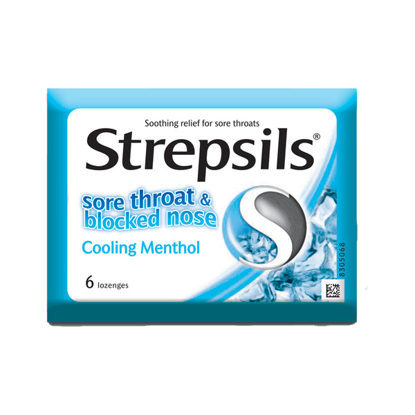 Strepsils Lozenges for Sore Throats Cool 24pcs/pack (highest price)