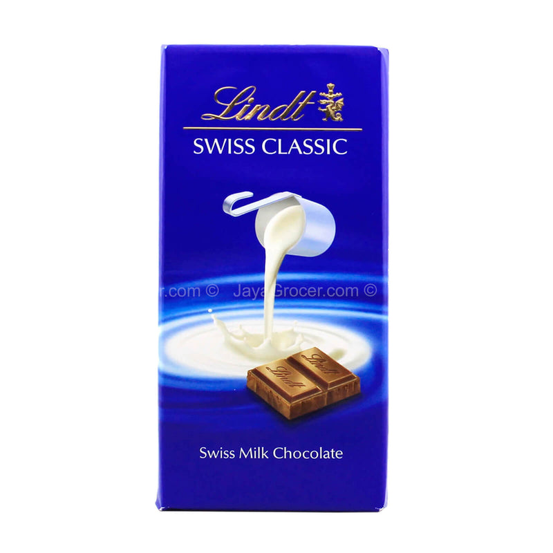 Lindt Swiss Classic Milk Chocolate Bar 100g