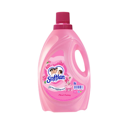 Softlan Fabric Softener Floral fantasy Pink 3L