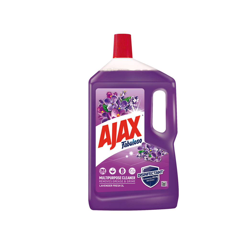 Ajax Fabuloso Lavender Fresh Multi Purpose Cleaner 3L